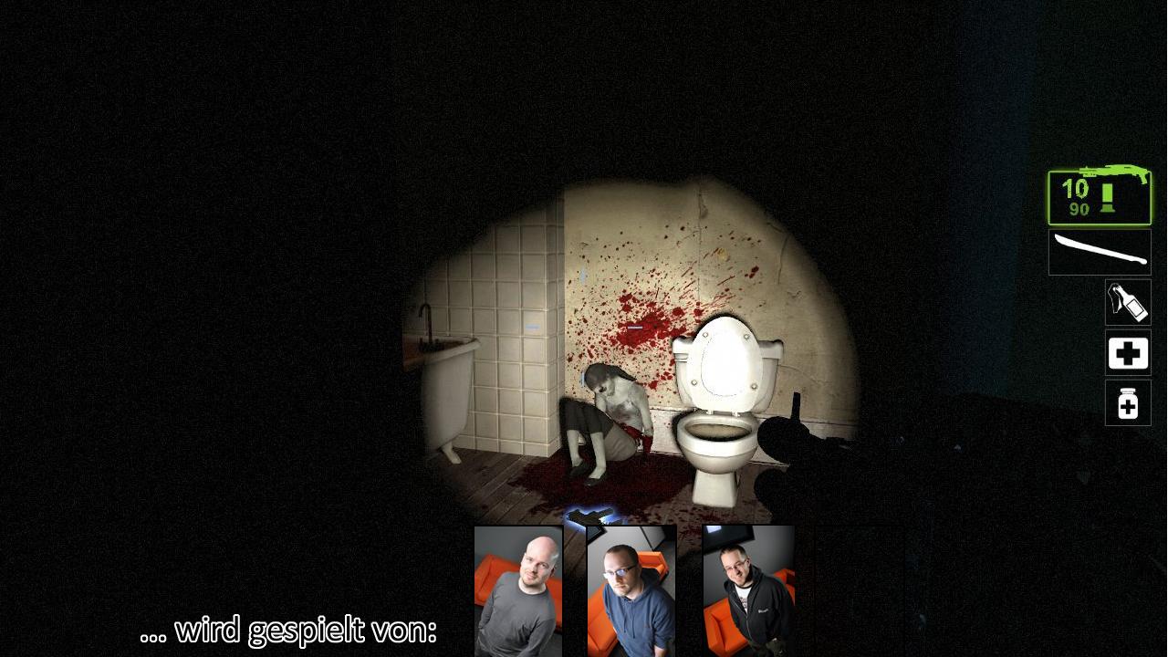 [14/12/2009] In Left 4 Dead 2 auf Zombie-Jagd: Florian Stangl, Jürgen Krauß und Robert Horn.