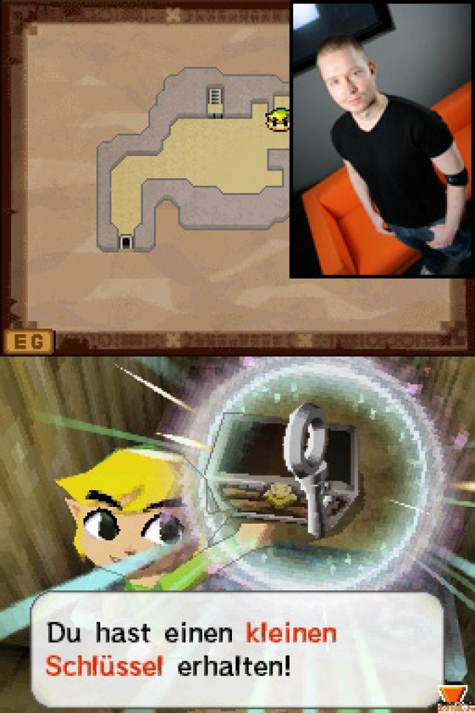[14/12/2009] Erneut auf dem Nintendo DS unterwegs, diesmal mit Zelda: Spirit Track: Felix Schütz. 