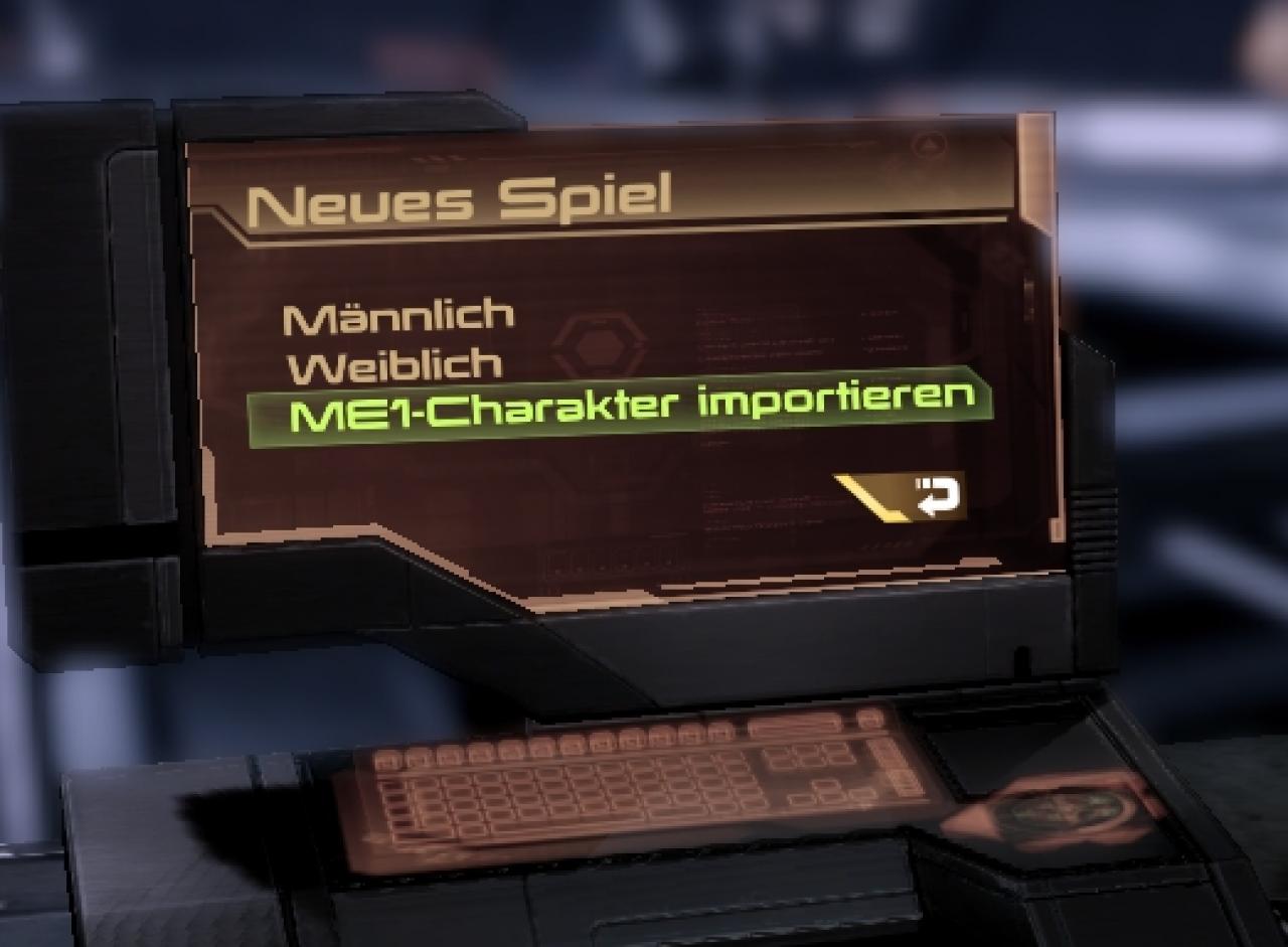 [22/01/2010] Mass Effect 2: Charakter wählen