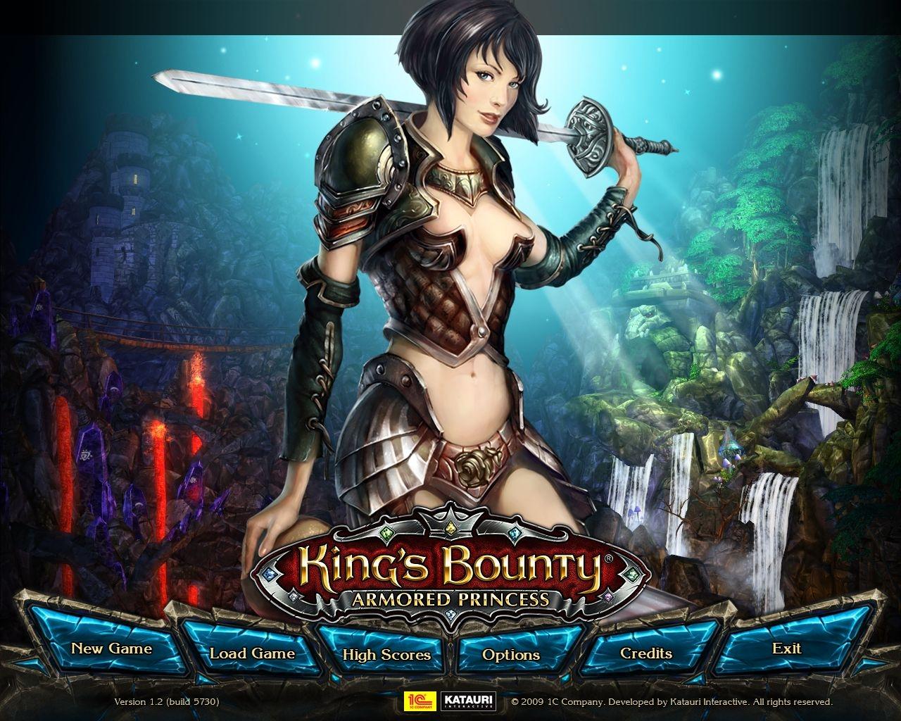[15/01/2010] Das Menü von King's Bounty: Armored Princess.