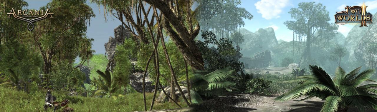 [15/01/2010] Bildervergleich der Vegetation: Gothic 4 (Arcania: A Gothic Tale) gegen Two Worlds 2. (3)