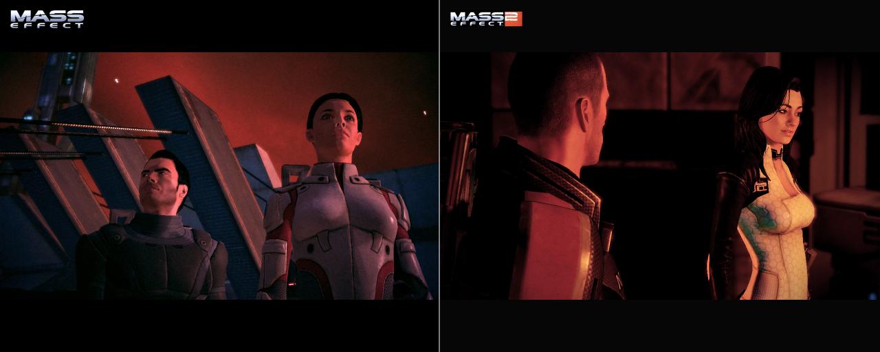 [27/01/2010] Mass Effect (links) gegen Mass Effect 2 (rechts) - Figuren-Vergleich [2]