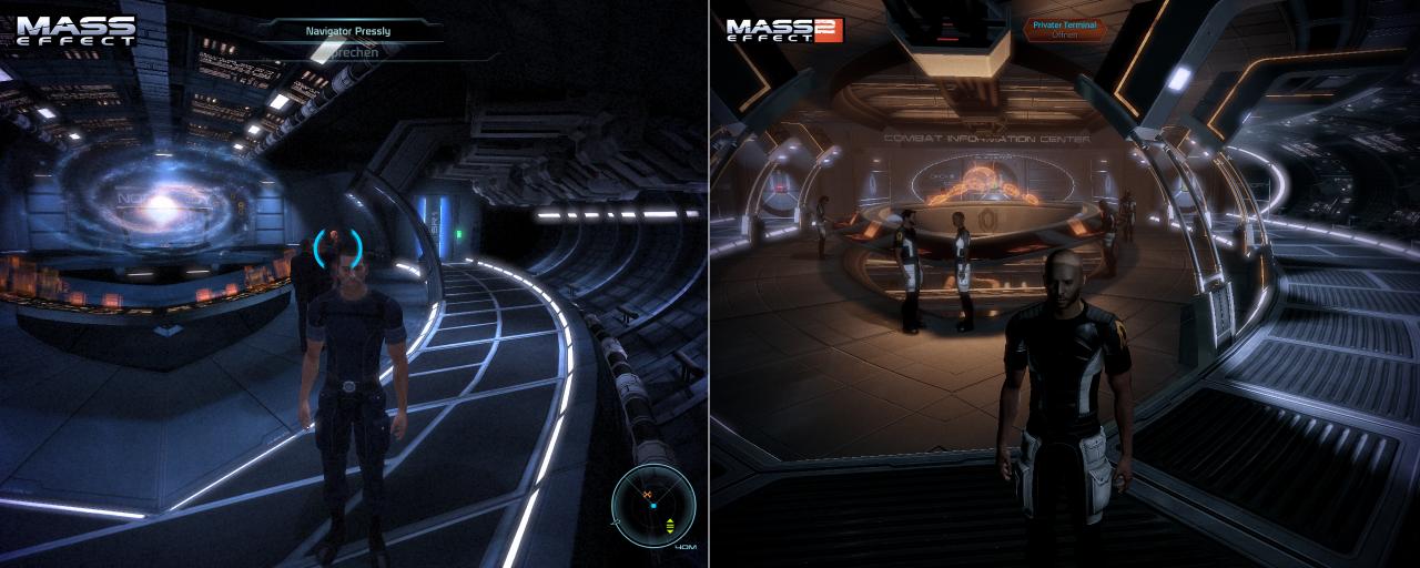 [27/01/2010] Mass Effect (links) gegen Mass Effect 2 (rechts) - Auf der Normandy [3]
