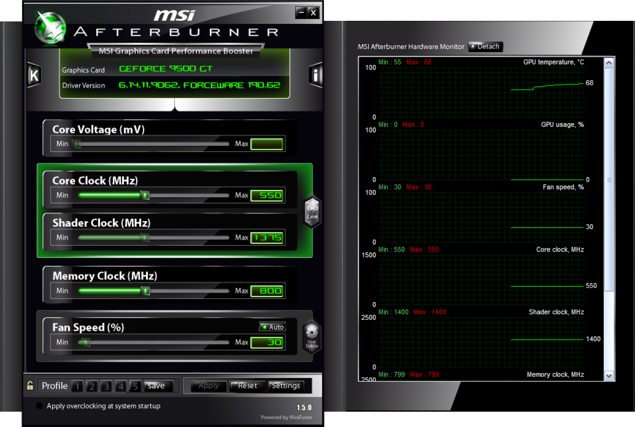 [10/02/2010] MSI Afterburner: Tweak-Tool für Grafikkarten im Download (4)