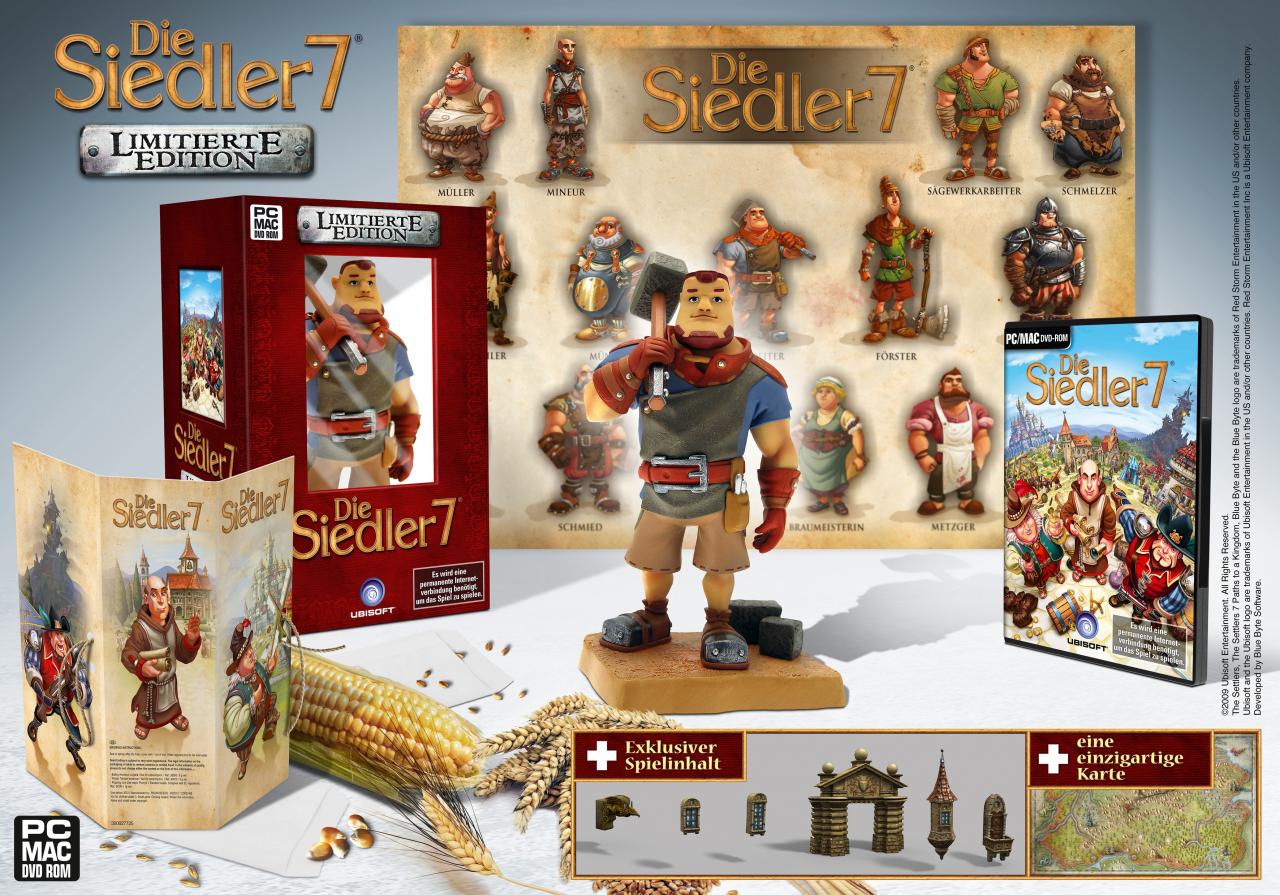 [09/02/2010] Platz 8: Insgesamt 16 Mal wurde in der Umfrage für die Collector's Edition von Die Siedler 7 abgestimmt. Das macht 1,8 Prozent der Gesamtstimmen aus.
