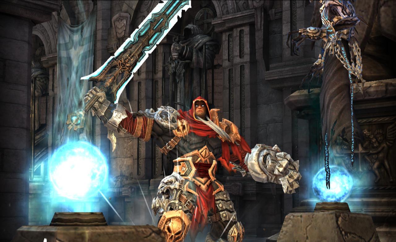 [01/02/2010] In Darksiders dürfen Sie in die Rolle von Gevatter Tod höchstpersönlich schlüpfen.