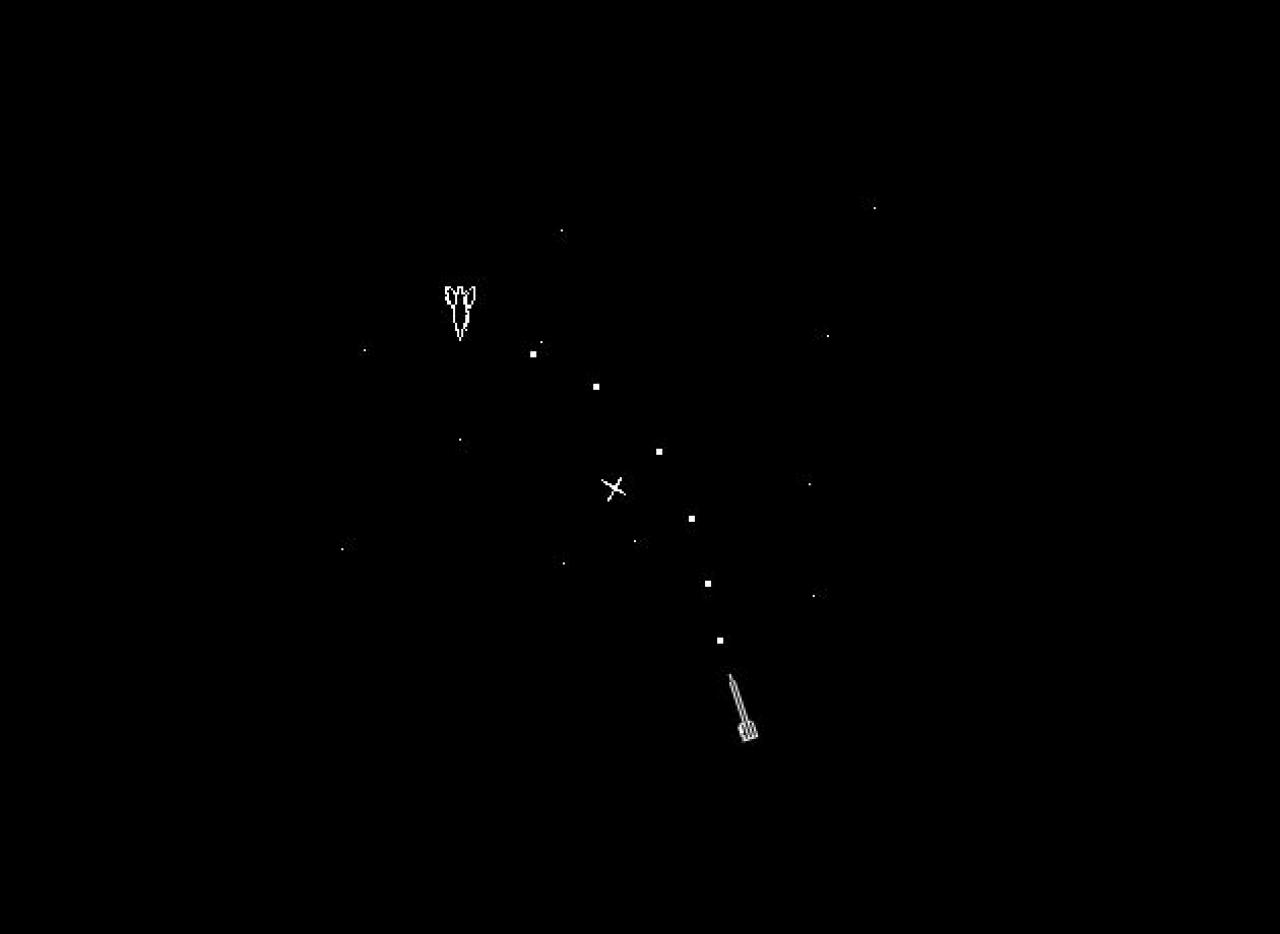 [18/03/2010] Das Raumschiffduell Spacewar wurde 1962 von einer Gruppe von Computerfans entwickelt. Das Spielkonzept fand bald eine ganze Reihe von Nachahmern. 