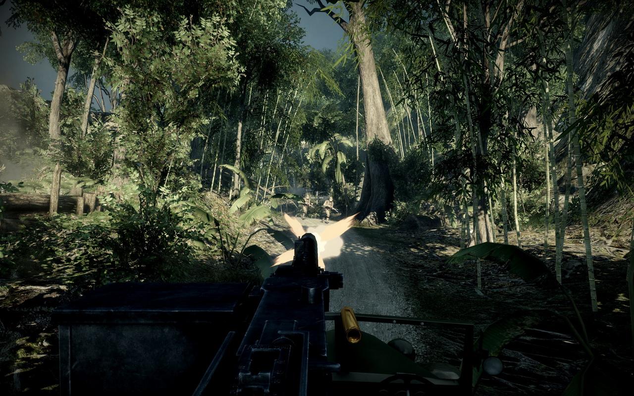 [01/03/2010] Bad Company 2: Die bewaldeten Gebiete in Bad Company 2 beeindrucken aufgrund der tollen Grafik und der gelungenen Physik des Ego-Shooters.