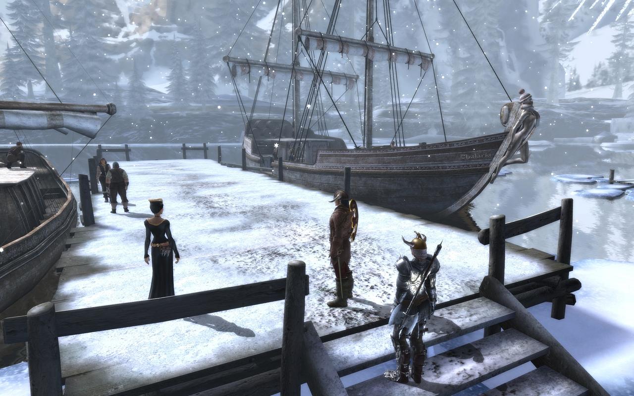 [03/03/2010] Drakensang: Am Fluss der Zeit -Auch im Rollenspiel war der Schnee nur Beiwerk. Gameplay-Einfluss? Nicht vorhanden.