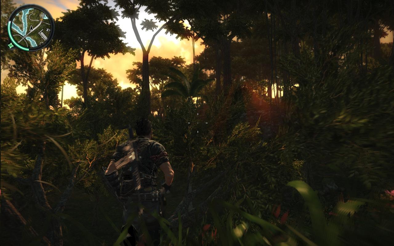 [24/03/2010] Just Cause 2: In Just Cause 2 könnt ihr von Eis über Wüste bis zu Grünflächen viele verschiedene Biome entdecken. Gelungen waren dabei vor allem die Wälder mit ihren tollen Beleuchtungseffekten.