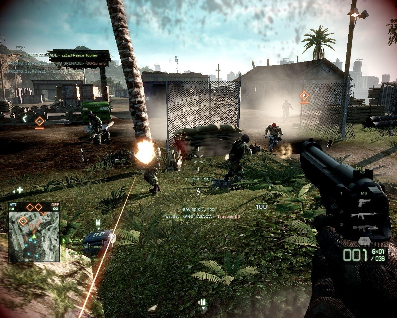 [30/03/2010] Ein feindliches Lager alleine zu stürmen, klappt nicht. Bad Company 2 basiert auf Teamplay.