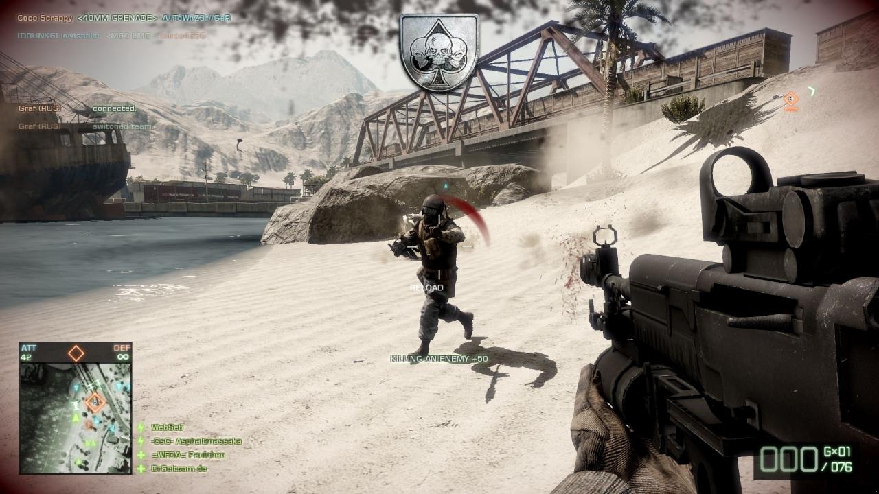 [30/03/2010] Wir zeigen heute die besten Stunts aus Bad Company 2. Beim Battlefield-Ableger kann man schließlich nicht immer nur bierernst spielen. (2)