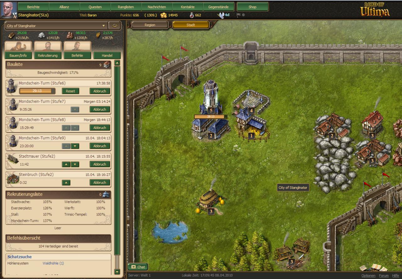 [08/04/2010] Lord of Ultima ist das Gratis-Browser-Game zur Reihe. Es erinnert durch seinen Stil an die Anno- oder Siedler-Reihe.