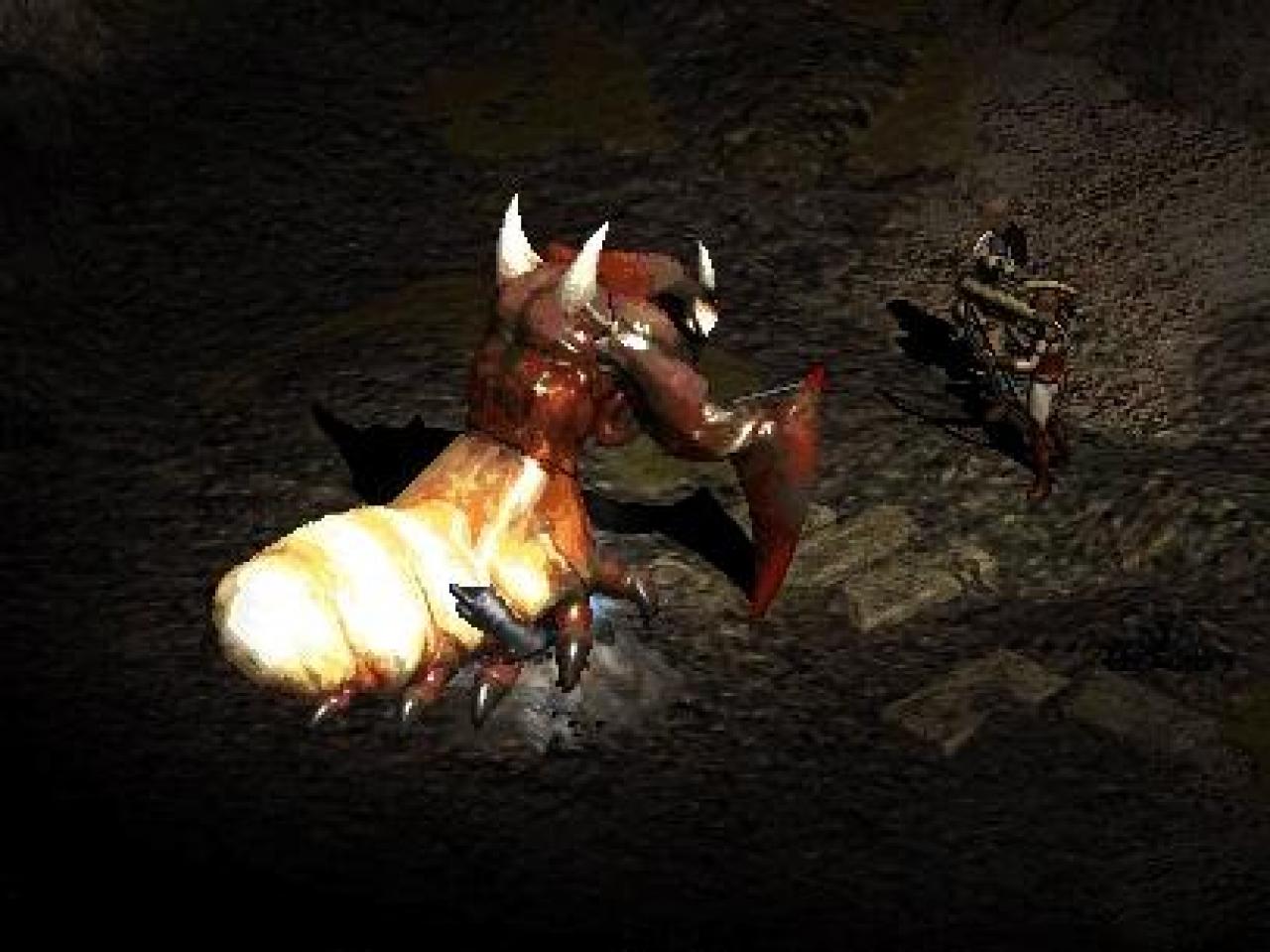 [28/04/2010] Diablo 2 - DurielDuriel, der Herr des Schmerzes, ist der Endgegner des zweiten Akts von Diablo 2. Zu seinen gefährlichsten Waffen zählt die Aura Heiliger Frost, die den Charakter verlangsamt. Da er sehr hohen Schaden austeilt und dem Spieler nur wenige Fluchtmöglichkeiten bietet, hat sich schon der eine oder andere Held die Zähne an ihm ausgebissen. Zu schaffen ist der Boss allerdings trotzdem. Am leichtesten gelingt das im Nahkampf mit einer guten Einhänderwaffe und einem soliden Schild.