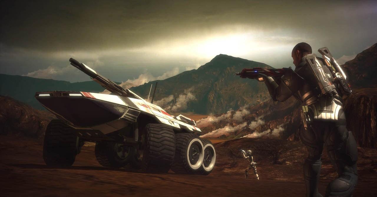 [30/04/2010] Mass Effect - Mako: Der Mako aus Mass Effect wurde zur effektiven Bodenunterstützung der Fregatten der Allianz entwickelt. Er verfügt über einen 155 mm Massenbeschleuniger und gewährleistet hohe Mobilität. Dank seiner überschaubaren Größe kann er im Frachtraum der meisten Schiffe transportiert und somit auf fast jedem Planeten eingesetzt werden. 