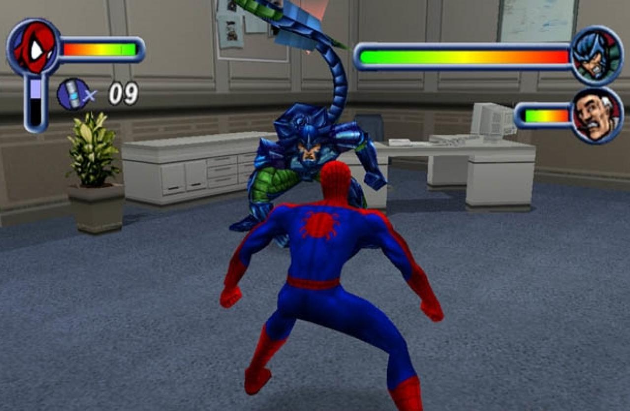 [20/04/2010] Spider-Man - Durchschnittswertung: 67,96 Prozent - Ein Knoten in den Fingern? Bei der miesen Steuerung durchaus möglich. So toll die vielen Moves auch sind, bei der Bedienung hapert's massiv. Auch das Speichersystem furstriert.