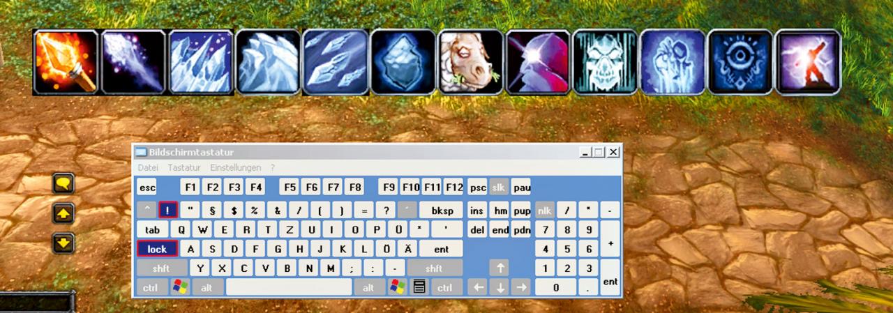 [22/04/2010] Die virtuelle Tastatur für Klicker