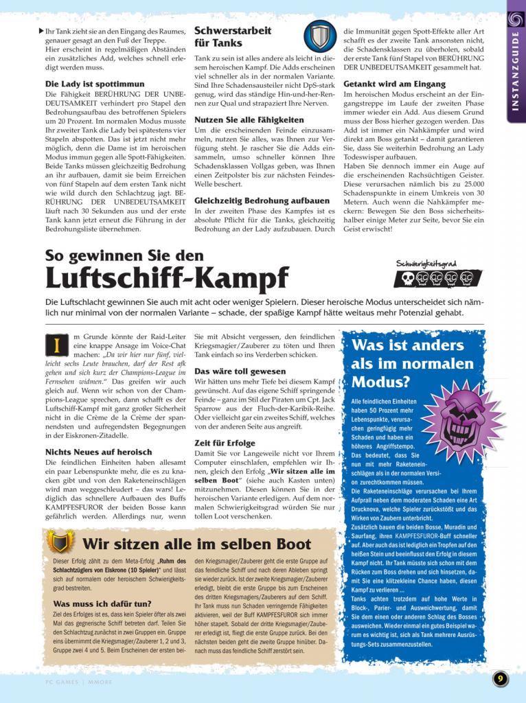 [18/05/2010] So besiegen Sie Lady Todeswisper (2/2); so gewinnen Sie den Luftschiffkampf