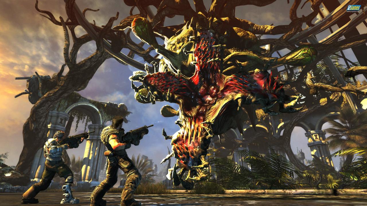 [03/05/2010] Eine ebenfalls viel zu groß gewachsene Venusfliegenfalle ist die Hyper-Mutated Flytrap aus dem Ego-Shooter Bulletstorm. Der Boss-Gegner schlägt damit in Größe und Aggressivität auch den Rest der ohnehin schon feindseligen Flora des Planeten Stygia.