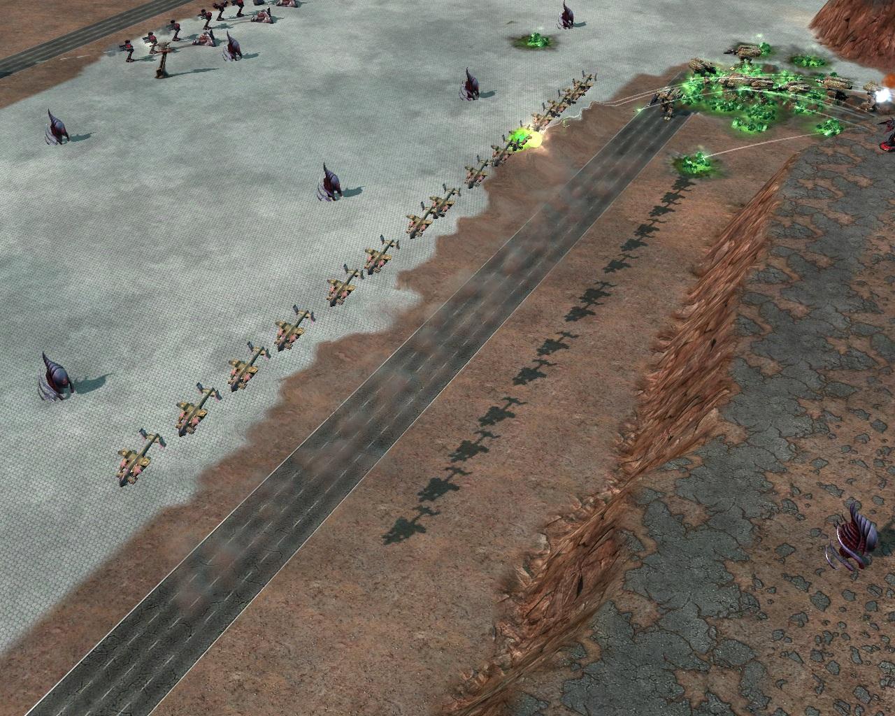 [26/05/2010] Die KI entsendet ziemlich früh Orca-Horden in den Kampf. Sorgen Sie frühzeitig für Flugabwehr, sonst ist ziemlich schnell Schluß im Epic Tower Defense.