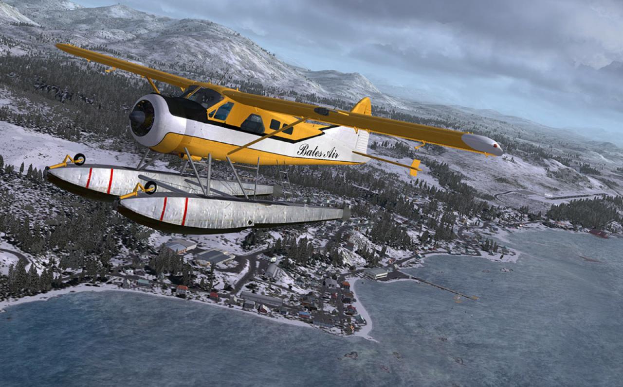 [27/05/2010] Winterlich skandinavische Landschaften in Flight Sim X lassen beim ein oder anderen virtuellen Piloten Fernweh aufkommen.