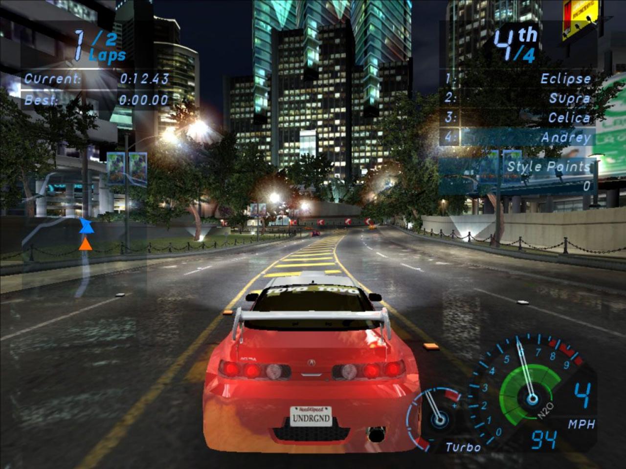 [12/05/2010] Need for Speed: Underground - Olympic Square kommt mit nicht einmal 0,39 Prozent auf den letzten Platz.