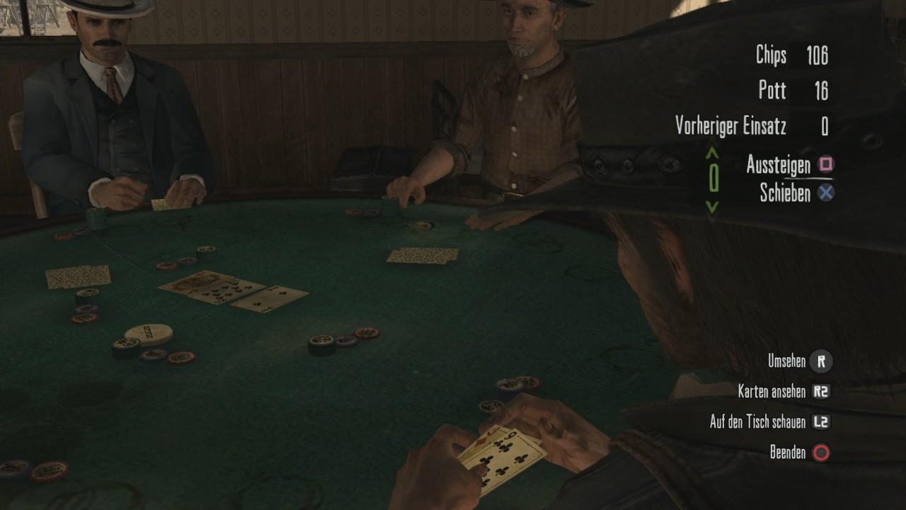[17/05/2010] In Rockstars Red Dead Redemption dürfen auch Poker-Freunde Spaß haben. Mit dem neuen DLC können Sie sogar online Poker spielen.