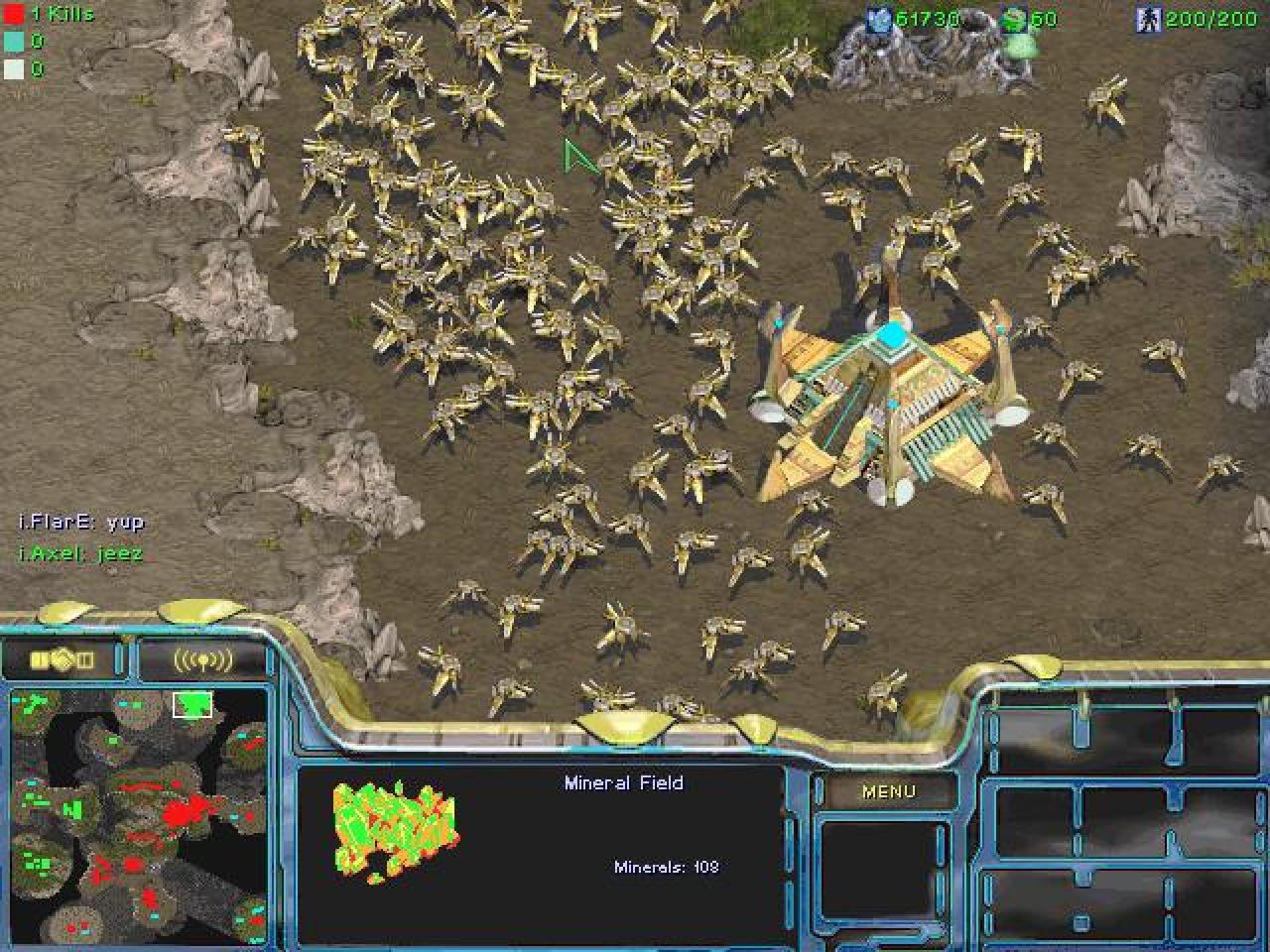 [12/05/2010] Starcraft - The Lost Temple besitzt vier Erhebungen, auf denen sich gleichmäßig die Ressourcen verteilen, zur Mitte befindet sich ein Tempelbau, den erfahrene Spieler gerne als Schutzwall für ihre Strategien nutzen.