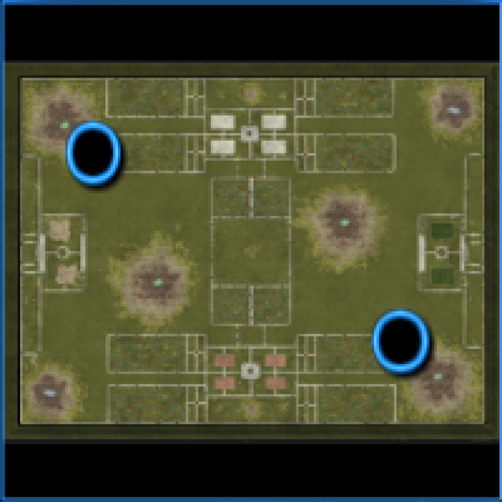 [12/05/2010] Die 1v1-Map begeistert mit ihrem schlichten Aufbau. Durch den punktsymmetrischen und planen Aufbau ergeben sich keinerlei Nachteile für einzelne Fraktionen. Glück wird größtenteils ausgeblendet. Das Makromanagement ist hier entscheidend.