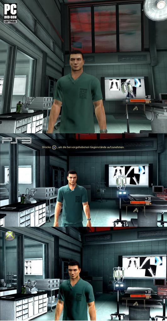 [28/05/2010] Alpha Protocol im Grafikvergleich - PC (oben) vs. Playstation 3 und Xbox 360 (unten). (5)