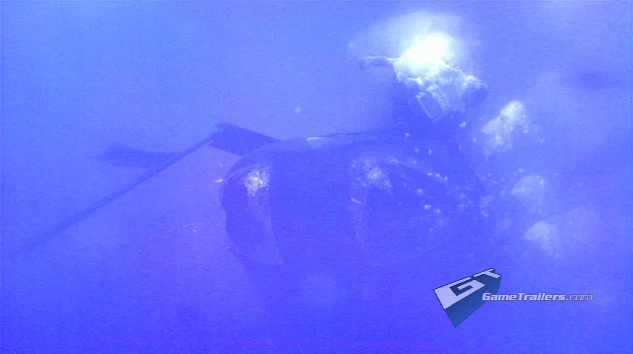 [03/05/2010] Für den Bruchteil einer Sekunde sehen Sie einen abgeschossenen Helikopter. Möglicherweise müssen Sie aus dem Wrack entkommen.
