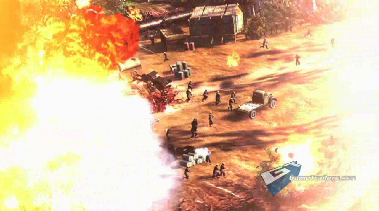 [03/05/2010] Call of Duty 7 scheint nicht auf fragwürdige Momente zu verzichten. Hier sitzen Sie in einem Helikopter und schießen aus vollen Rohren auf die Feinde. Hierbei könnte es sich um Kuba als Szenario handeln. 