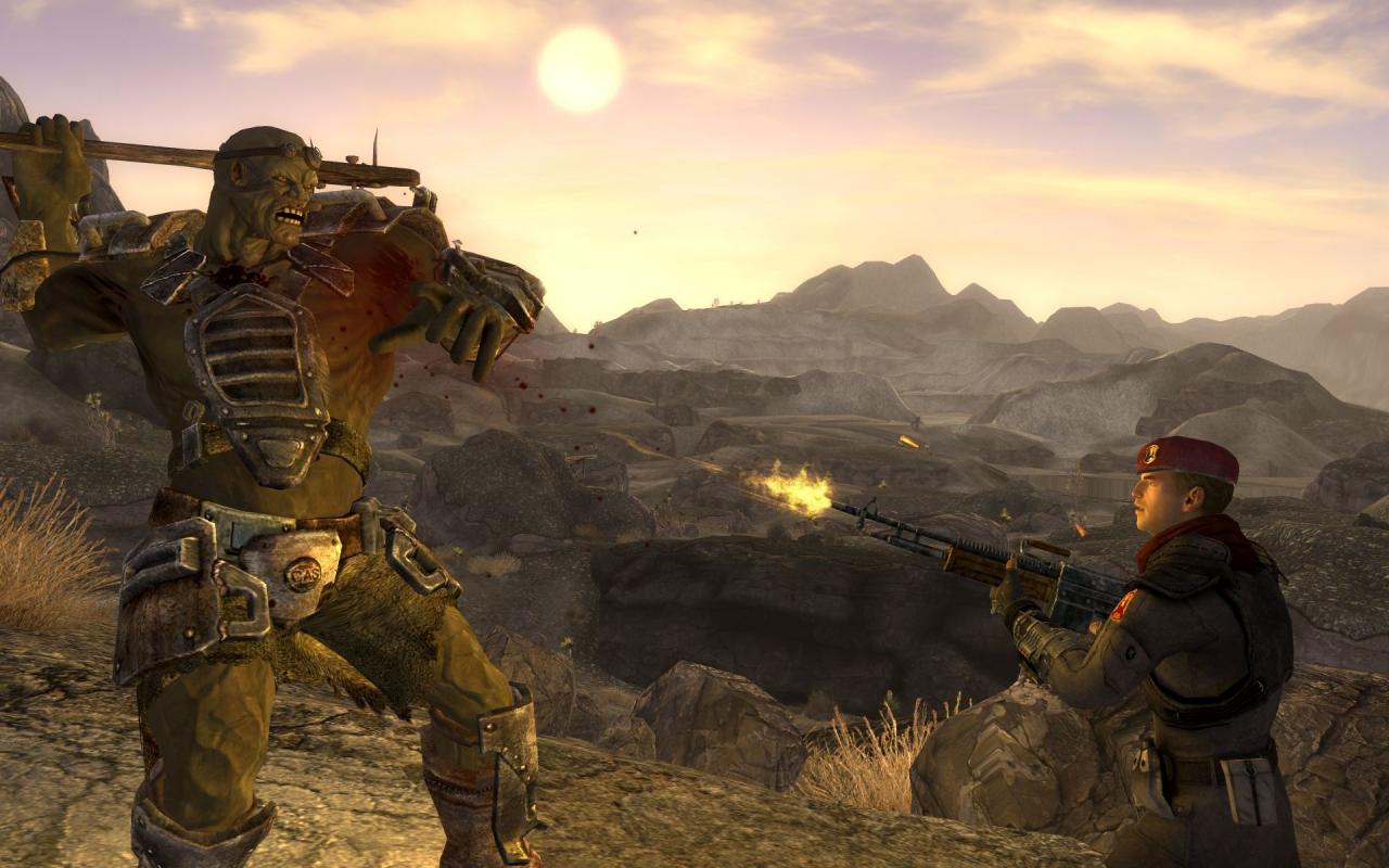 [16/05/2010] Fallout: New Vegas Falsche Animationen, feststeckende Charaktere, Quest- und Scripting-Probleme oder Abstürze? In der Release-Version des Rollenspiels war alles möglich.