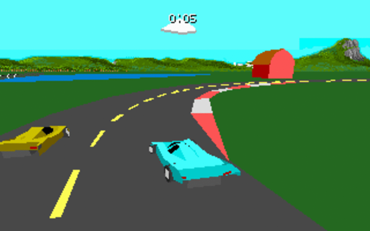 [12/05/2010] Stunts - eines der ersten Spiele mit bunter Polygongrafik.