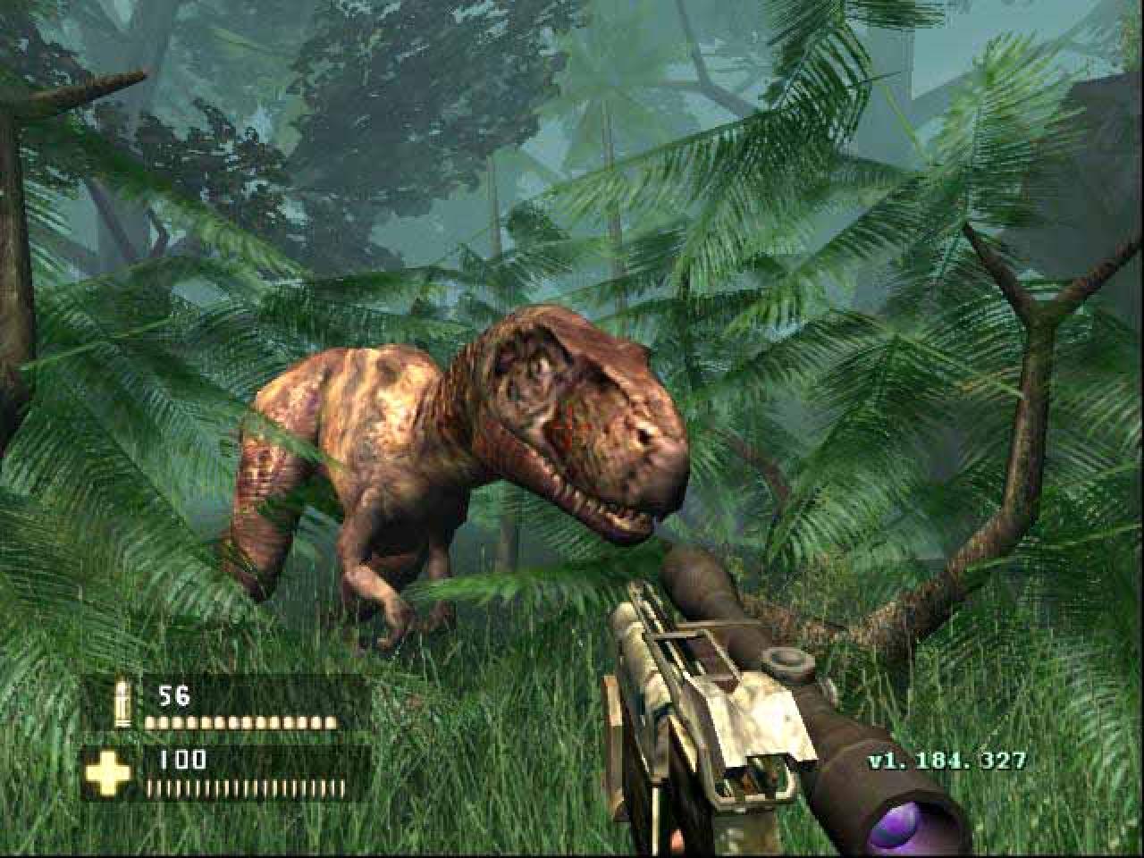 [07/05/2010] (2002) Mehr Dinos, mehr Waffen, mehr Action: Turok Evolution schaffte erstmals den Sprung von einer Nintendo-Konsole auf die Xbox und Playstation 2. Später erschien eine Umsetzung für den PC. Kleine Randnotiz: Turok Evolution war der letzte Ableger der renommierten Shooter-Serie, der von den Schöpfern Acclaim entwickelt wurde. Das Team musste wenig später Insolvenz anmelden.