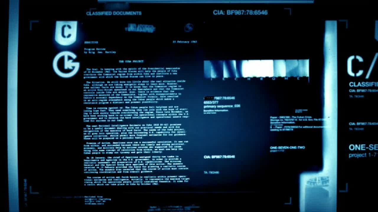 [20/05/2010] Dass die Kuba-Krise in Call of Duty 7: Black Ops mit von der Partie sein wird, ist nach dem jüngsten Trailer zum Ego-Shooter klar. Bei Sekunde 0:19 wird - wieder nur einen Moment lang - das Schriftstück mit dem Titel 