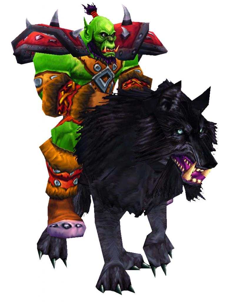 [21/05/2010] Kämpferisch - Der Wolf ist das Reittier der Orcs. Er repräsentiert ihre Agilität, Stärke und Intelligenz, die ihnen oft aberkannt wird.