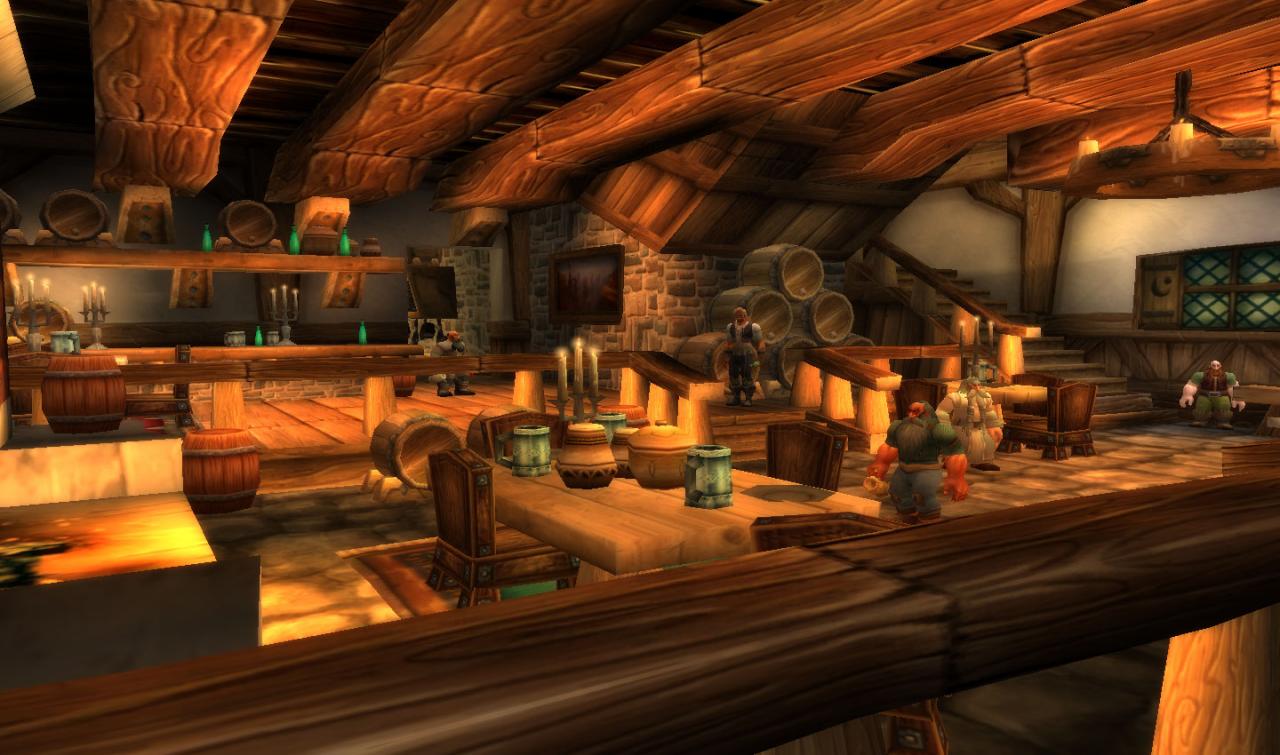 [12/05/2010] Tavernen wie diese laden World of Warcraft-Spieler zu regelmäßigen Zusammenkünften ein. Nicht zu vergessen übrigens: Das jährlich stattfindene Braufest.
