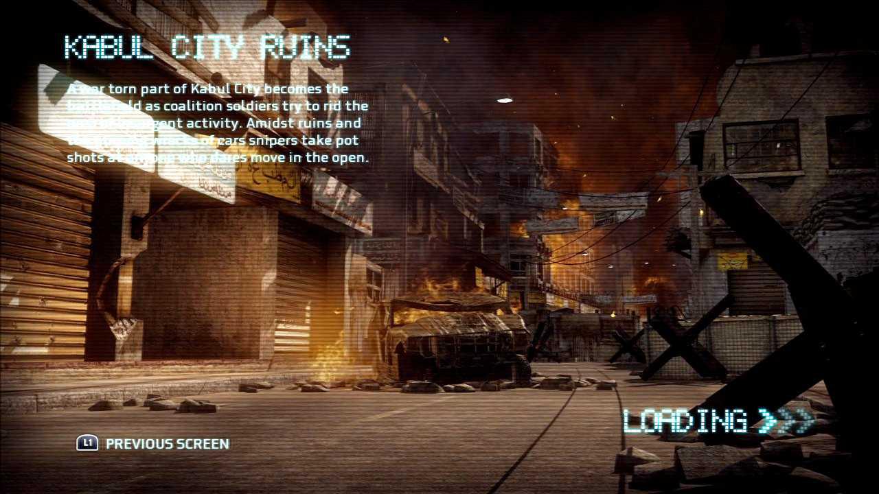 [21/06/2010] Die Beta bietet zwei Maps. Teamdeathmatch wird in einer kleineren Map im zerstörten Kabul gespielt.