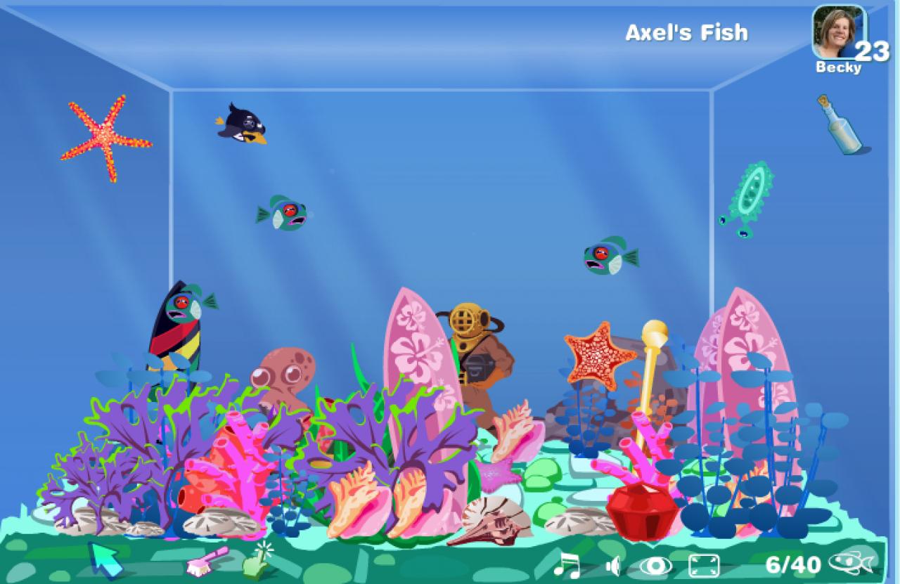 [30/06/2010] Platz 8: Gleiche Idee, neuer Name - Das Marketing-Konzept ging auf und Happy Aquarium schnappte sich 19,5 Millionen Spieler.