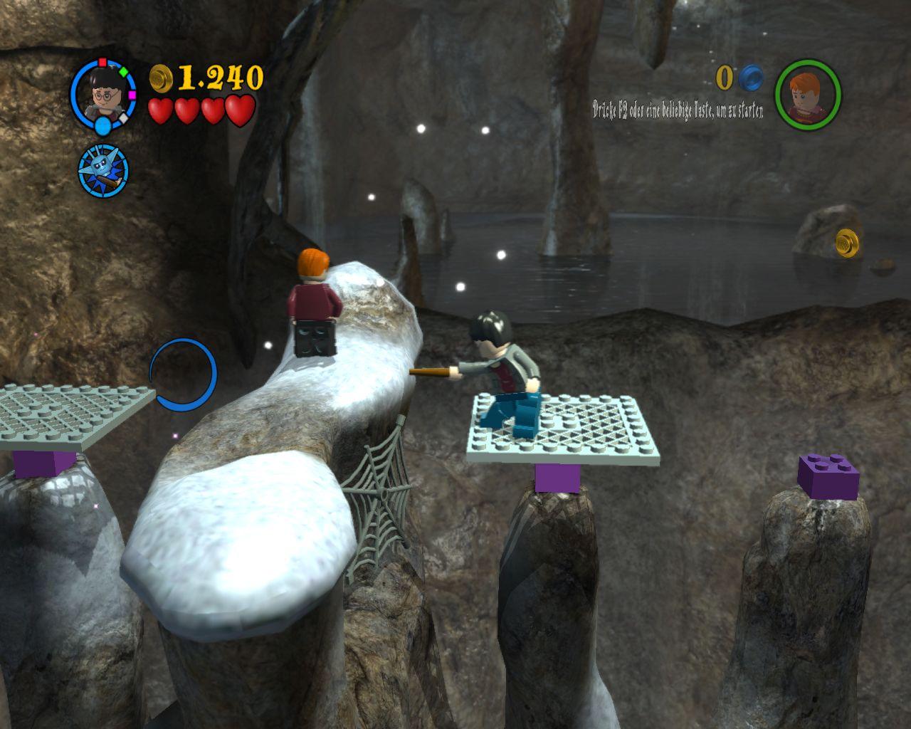 [25/06/2010] Ein typisches Rätsel im Spiel: Mit einem Zauber...