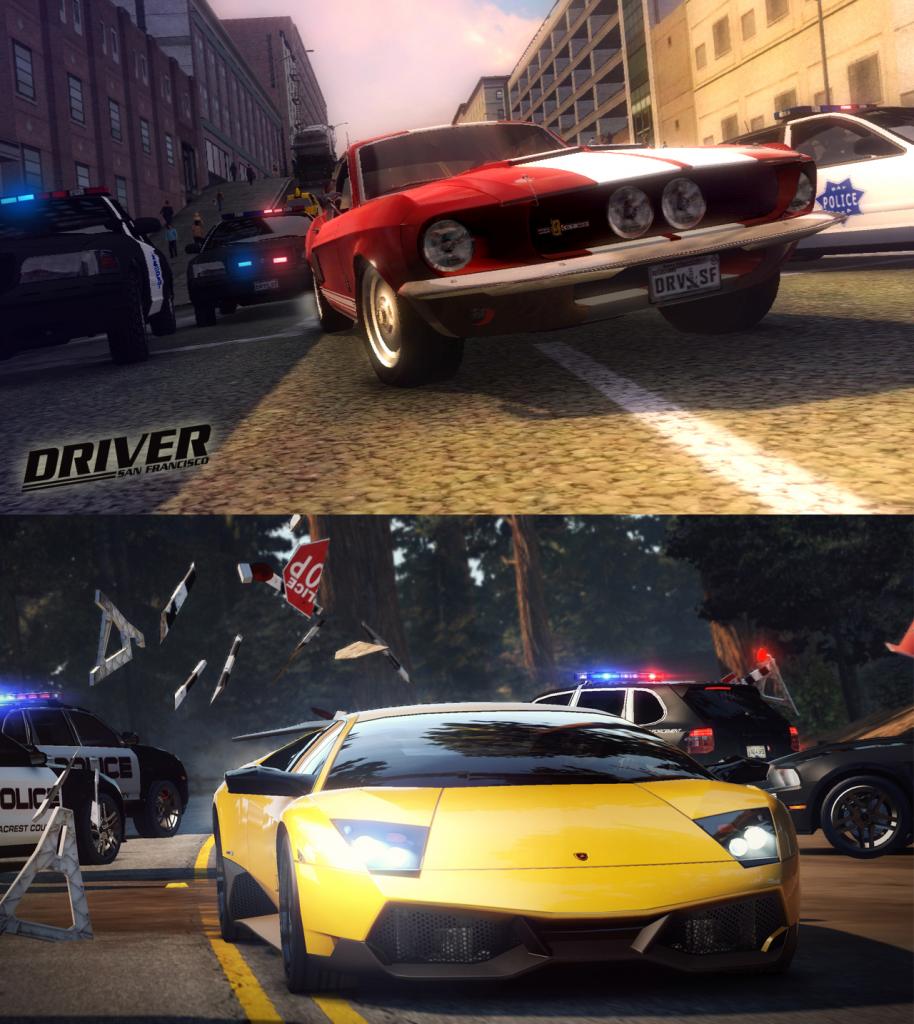[15/06/2010] Driver: San Francisco vs. Need for Speed: Hot Pursuit.