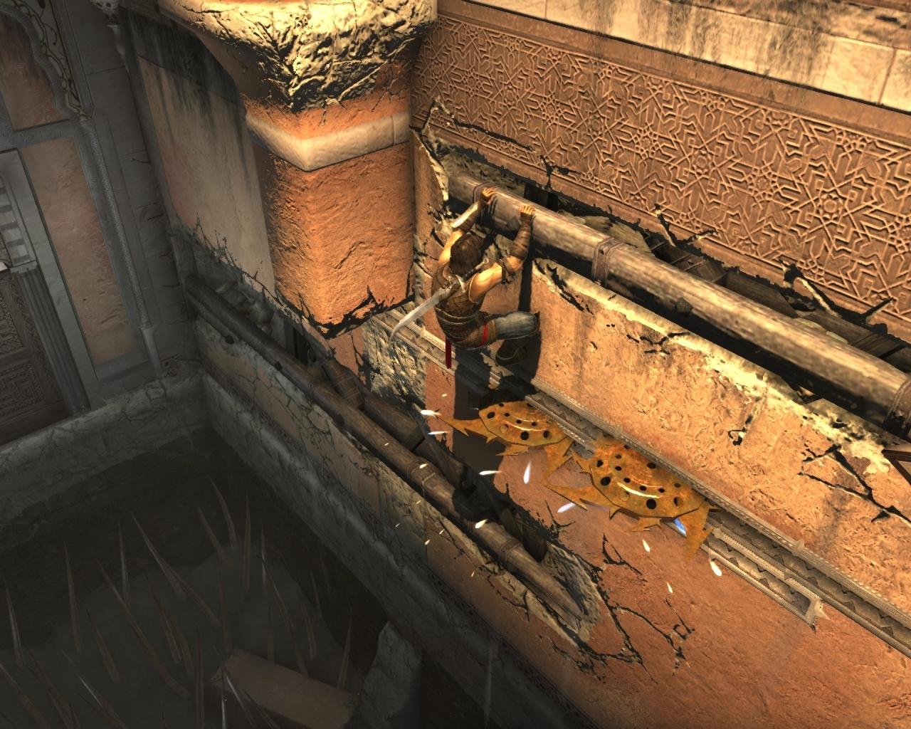 [10/06/2010] Typisch Prince of Persia: keine Wand, kein Flur und kein Gang ohne Sägen, Stacheln, Selbstschussanlagen und einstürzende Böden. Nicht wirklich logisch, aber wen stört's?