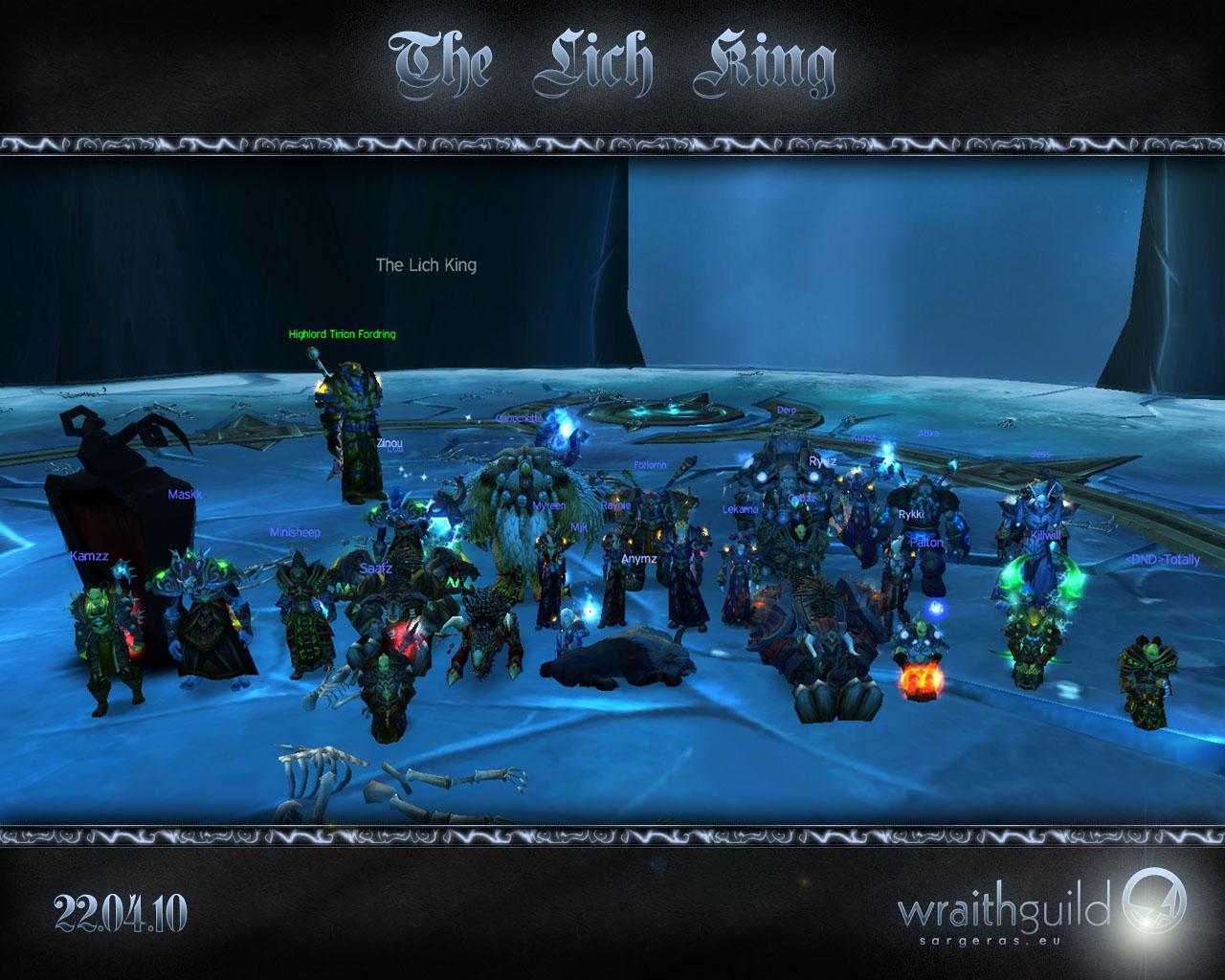 [01/06/2010] Platz 7:WraithPlatz 7 geht nach Frankreich an die Gilde Wraith. Sie spielt auf dem Server Sargeras. 