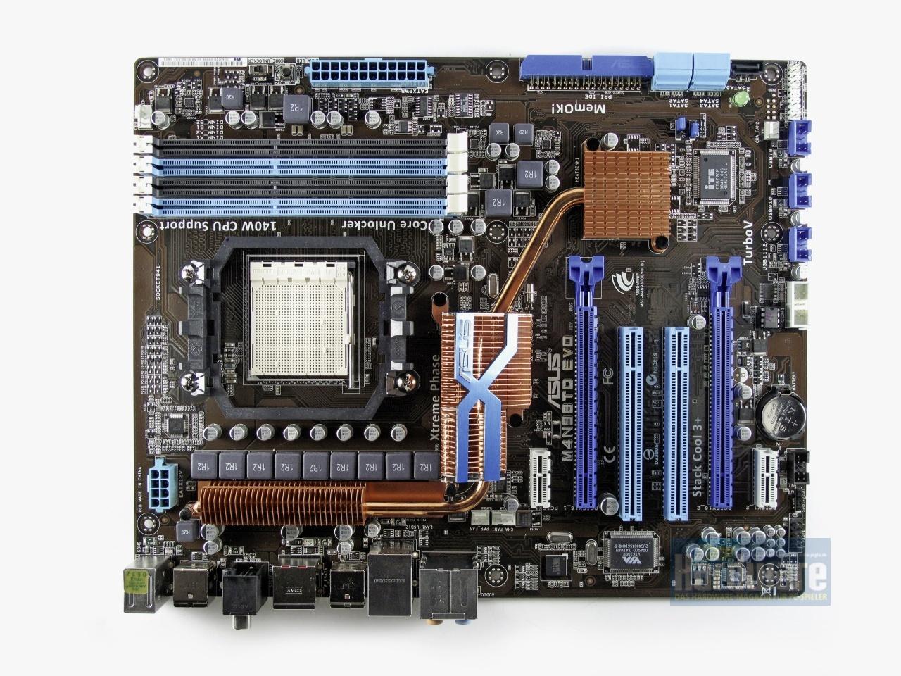 [30/07/2010] Eines der wenigen SLI-fähigen Boards: ASUS M4N98TD- EVO