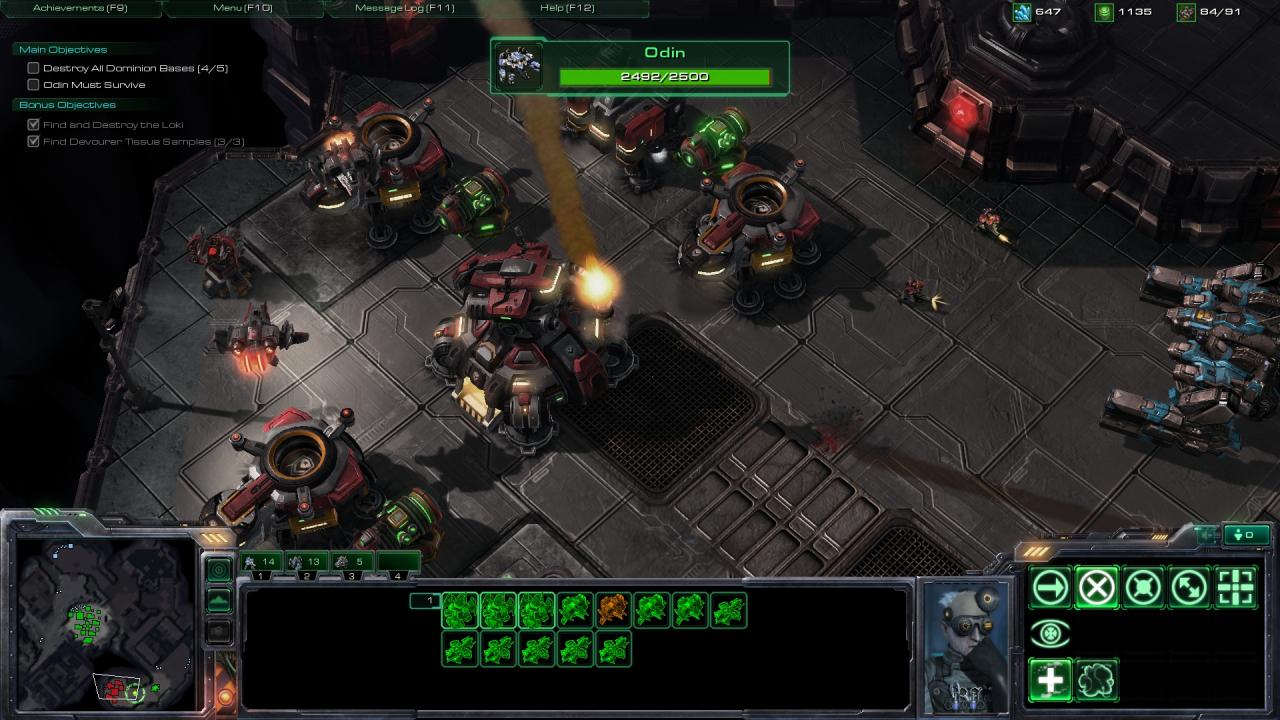 [30/07/2010] Screenshots aus Starcraft 2. 
