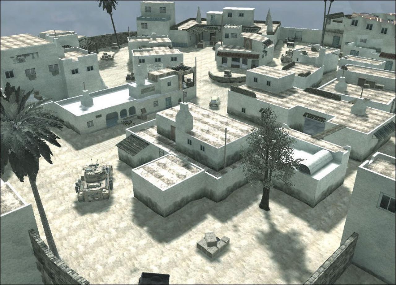 [09/07/2010] User-Vorschlag: Call of Duty 2 - Toujane: Die Map aus der Mission Armored Car Escape bietet Adrenalin pur. Man riecht den Sand im Häuserkampf förmlich. 