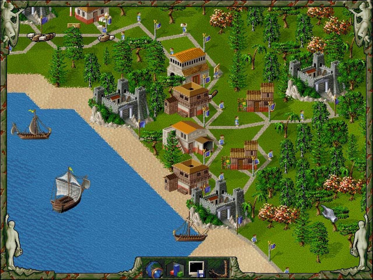 [12/07/2010] Die Siedler 2 macht alles besser als das Original: komfortablere Steuerung, mehr Gebäude, mehr Völker und vor allem wunderbar detaillierte 2D-Grafik.