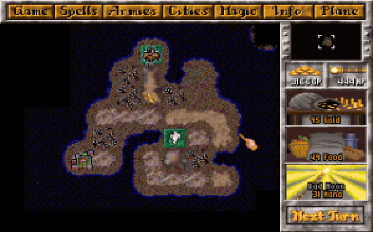 [23/07/2010] 1993 erschien Master of Magic, welches Ähnlichkeiten zu Civilization zu besitzt. Im Gegensatz zum Sid Meier-Spiel sind Sie hier in einem Fantasy-Universum unterwegs.