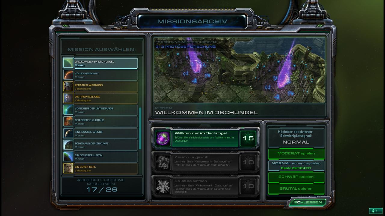 [30/07/2010] Replay: Diese Liste zeigt die bereits gemeisterten Missionen. Hier kann man sich nochmal alle Videosequenzen anschauen und auf Wunsch alte Aufträge wiederholen, etwa um Achievements zu bekommen oder verpasste Nebenmissionsziele nachzuholen. 